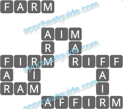 Wordscapes 19815 Ruby 3 7 Master answer image answer