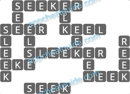 Wordscapes 19828 Chill 6 4 Master answer image answer