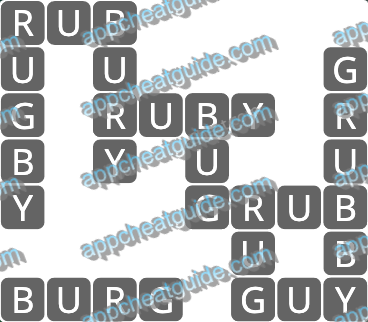 Wordscapes 19876 Red 9 4 Master answer image answer