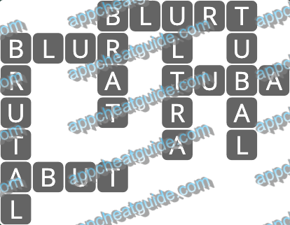 Wordscapes 19916 Serene 10 12 Master answer image answer