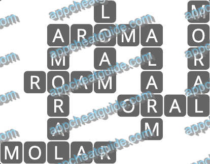 Wordscapes 19944 Luna 4 8 Master answer image answer