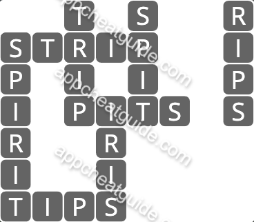 Wordscapes 2149 View 5 Twilight answer image answer
