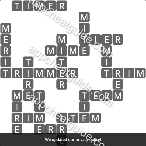 Wordscapes 2166 Fall 6  Marsh answer image answer