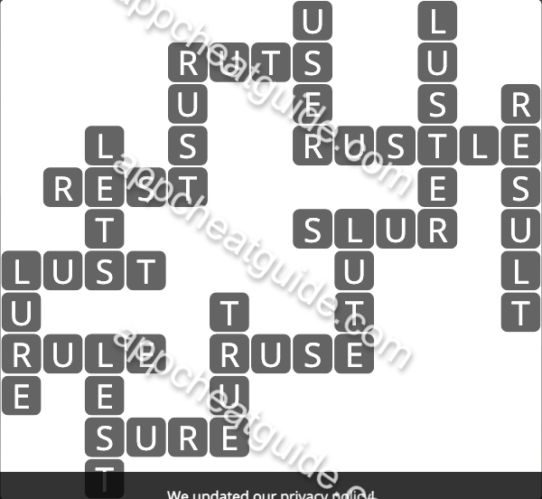 Wordscapes 2412 Ripple 12  Tide answer image answer