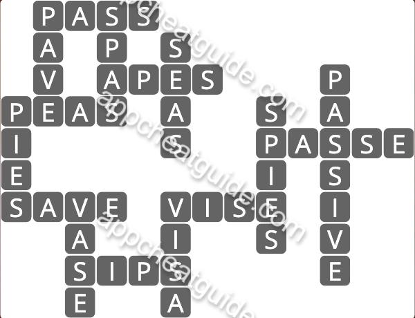 Wordscapes 2438 Calm 6  Tide answer image answer