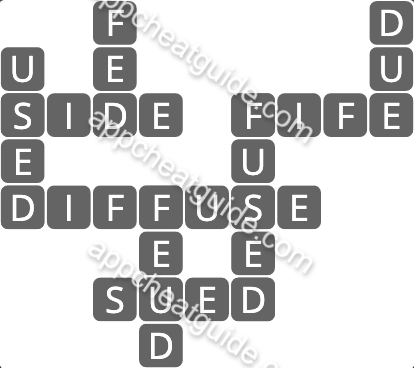 Wordscapes 2443 Calm 11  Tide answer image answer