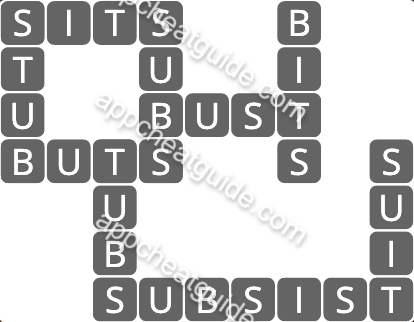 Wordscapes 2474 Float 10 Tide answer image answer