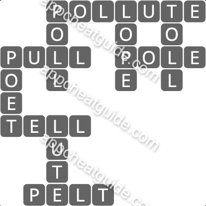 Wordscapes 2505 Curve 9 Passage answer image answer