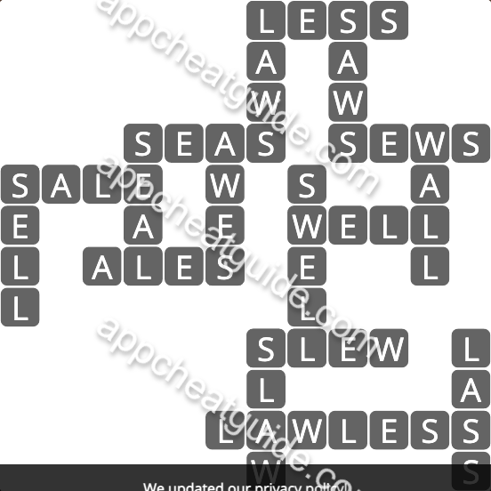 Wordscapes 2510 Curve 14  Passage answer image answer