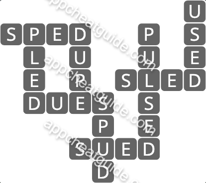 Wordscapes 2541 Mist 13  Passage answer image answer