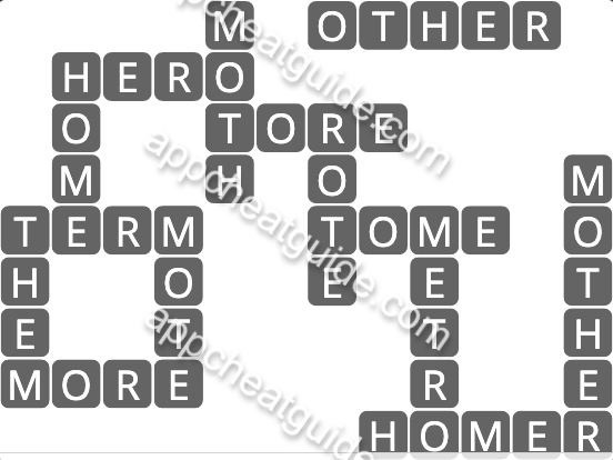 Wordscapes 2790 Crest 6  Peak answer image answer