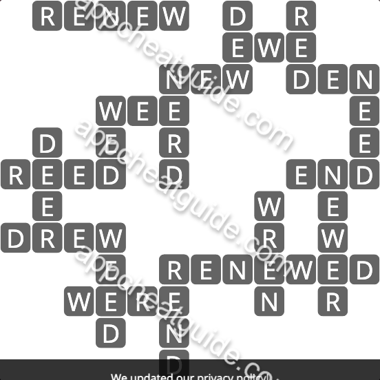 Wordscapes 2805 Frost 5 Ice answer image answer