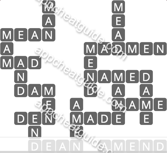 Wordscapes 2835 Light 3  Ice answer image answer