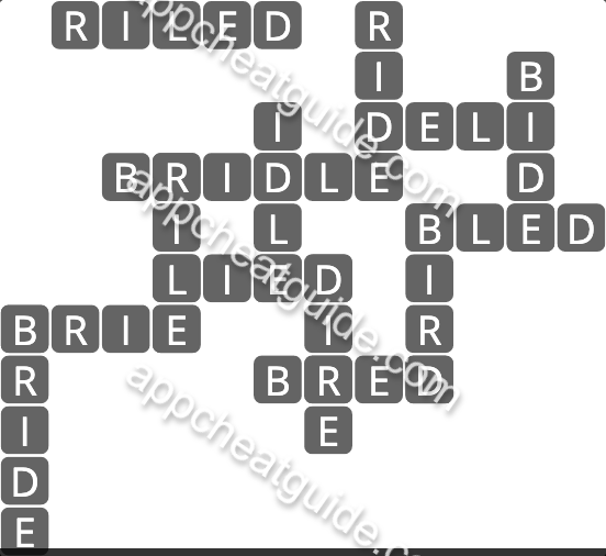 Wordscapes 3558 Crest 6  Reflect answer image answer