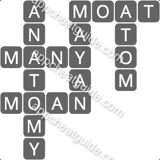 Wordscapes 3567 Crest 15  Reflect answer image answer