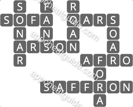 Wordscapes 3574 Ripple 6  Reflect answer image answer