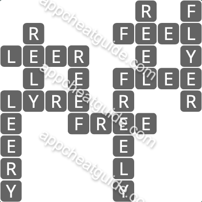 Wordscapes 3581 Ripple 13  Reflect answer image answer