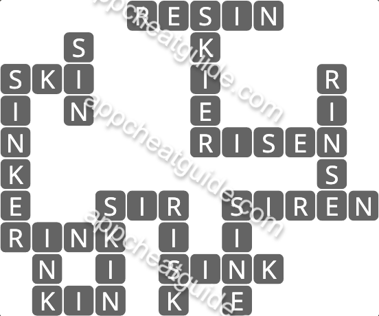 Wordscapes 412 Chill 12  Winter answer image answer