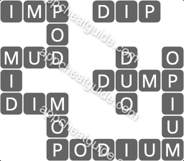 Wordscapes 417 Bite 1  Winter answer image answer