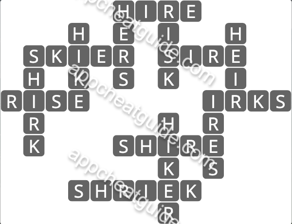 Wordscapes 440 Flake 8  Winter answer image answer