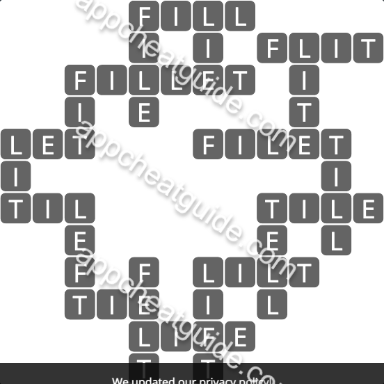 Wordscapes 448 Flake 16  Winter answer image answer