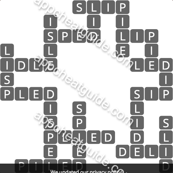 Wordscapes 460 White 12  Winter answer image answer