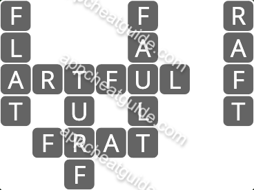 Wordscapes 4643 Bud 3  Thrive answer image answer