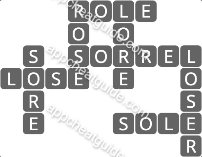 Wordscapes 4657 Seed 1  Thrive answer image answer