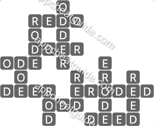 Wordscapes 4663 Seed 7  Thrive answer image answer