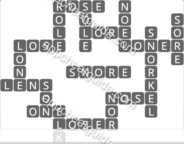 Wordscapes 5236 Solice 4  Wildwood answer image answer