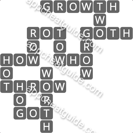 Wordscapes 5254 Adrift 6  Wildwood answer image answer