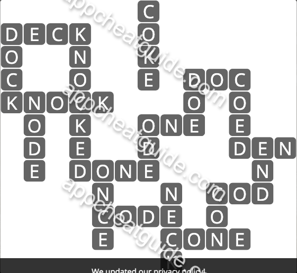 Wordscapes 5256 Adrift 8  Wildwood answer image answer