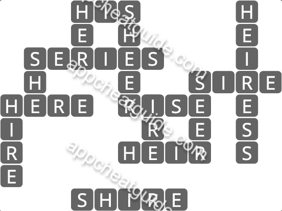 Wordscapes 5594 Peace 10  Tarn answer image answer
