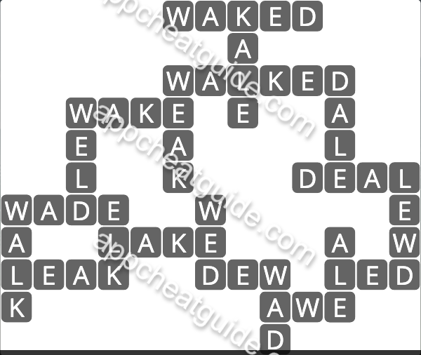 Wordscapes 5596 Peace 12  Tarn answer image answer