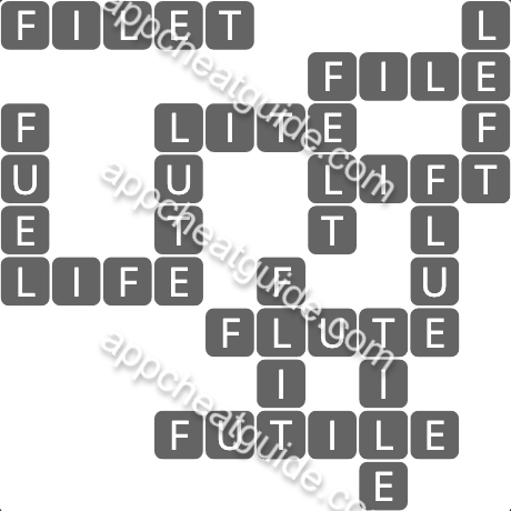 Wordscapes 6009 River 9  Master answer image answer