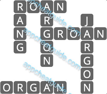 Wordscapes 6033 View 1 Master answer image answer