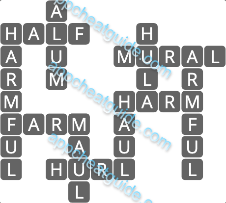 Wordscapes 6044 View 12 Master answer image answer