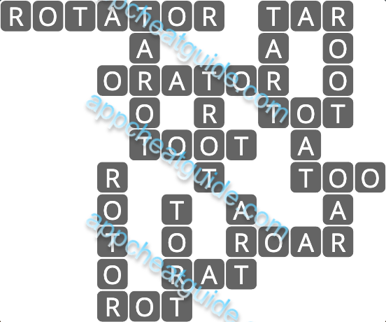 Wordscapes 6057 Serene 9 Master answer image answer