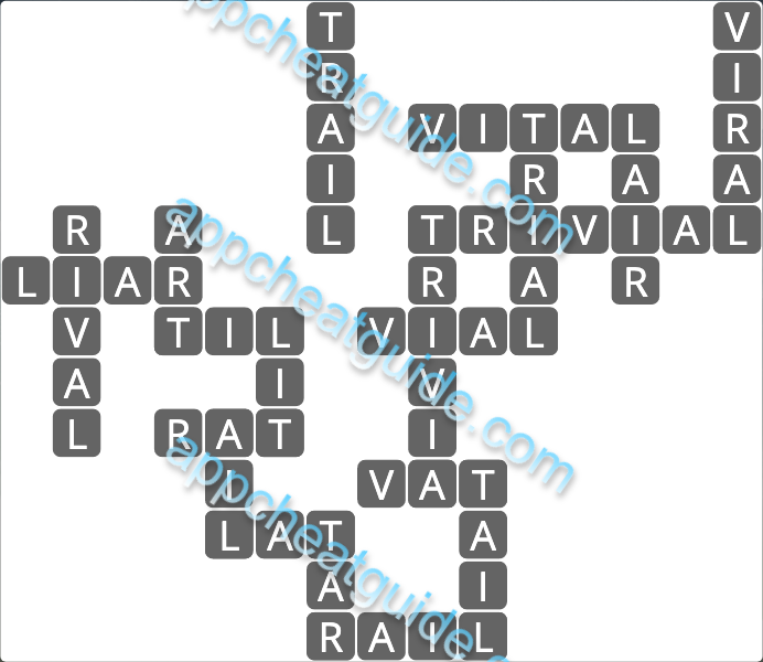 Wordscapes 6065 View 2 1 Master answer image answer