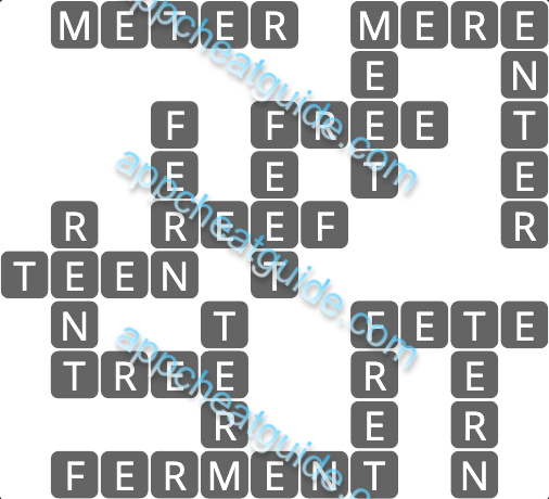 Wordscapes 6162 Pine 2 Master answer image answer