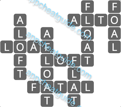 Wordscapes 6260 Range 4 Master answer image answer