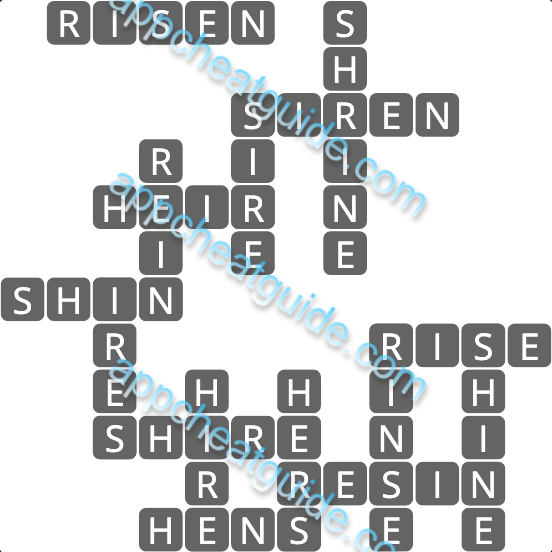 Wordscapes 6264 Range 8 Master answer image answer