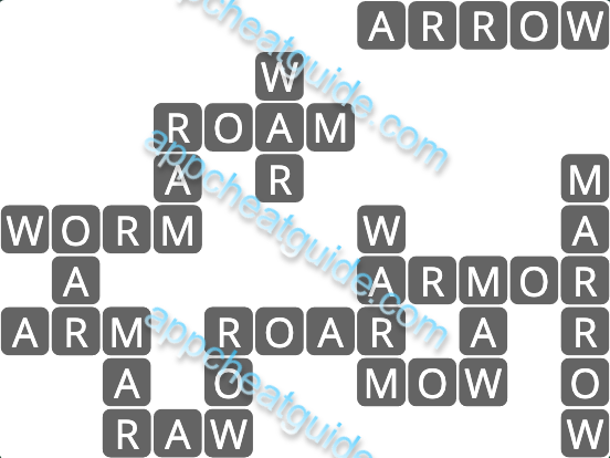 Wordscapes 6274 Flat 2 Master answer image answer