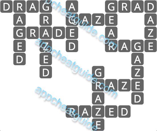 Wordscapes 6355 Hole 3 Master answer image answer