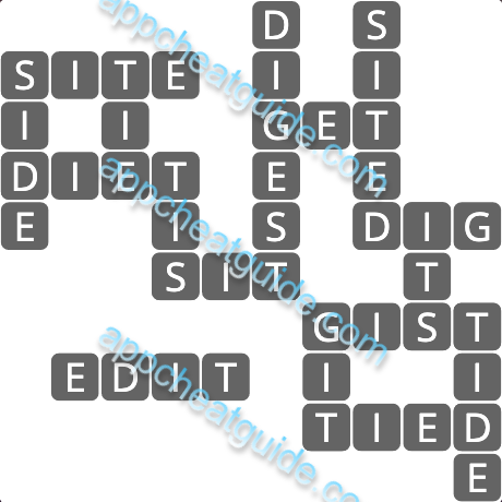 Wordscapes 6366 Hole 14 Master answer image answer