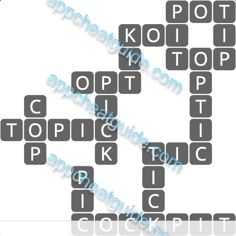 Wordscapes 6401 Field 1 Master answer image answer