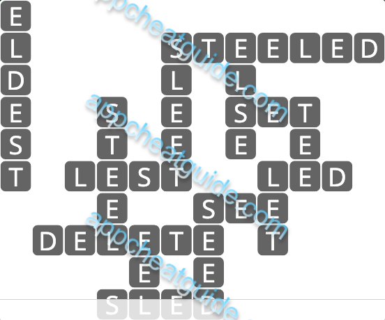 Wordscapes 6408 Field 8 Master answer image answer
