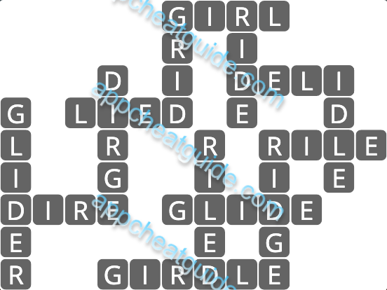 Wordscapes 6455 Sol 7 Master answer image answer