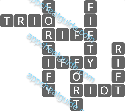 Wordscapes 6486 Soar 6 Master answer image answer