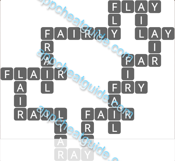 Wordscapes 6555 Bright 2 11 Master answer image answer